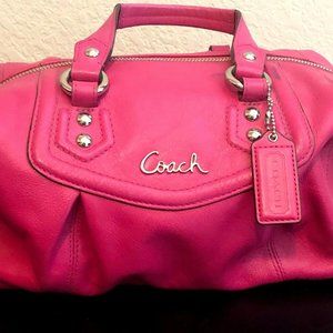 Coach Handbag - Pink Leather